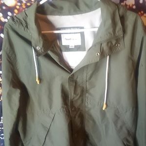 Goodfellow and co, size medium, army issue green windbreaker/ jacket